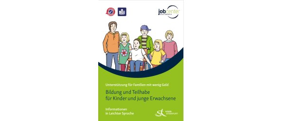 Broschüre Unterstützung für Familien mit wenig Geld