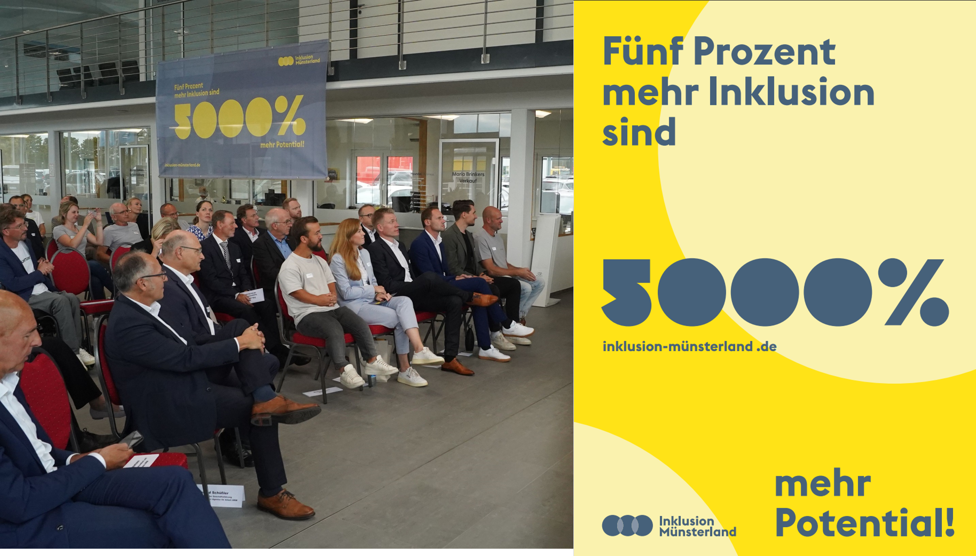 Auftaktveranstaltung der Kampagne "Inklusion im Münsterland". 