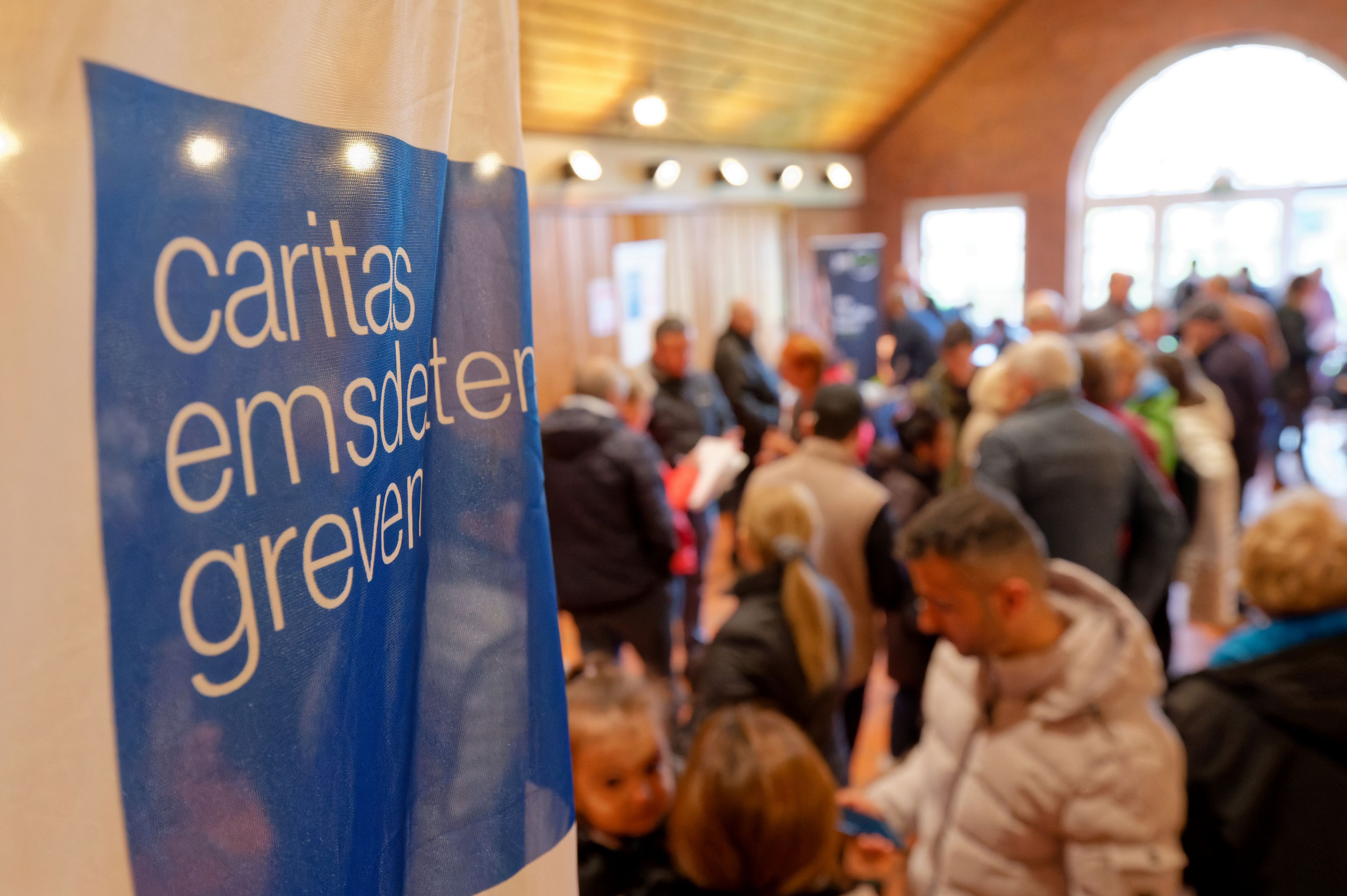Viele Besucher kamen zum gemeinsamen Job Date mit der Caritas Emsdetten / Greven