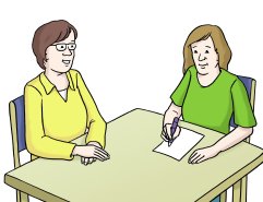 Wir helfen bei der Bewerbung.