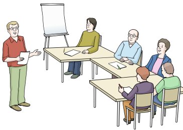 Wir bieten Ihnen Weiterbildungsmöglichkeiten.