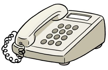 Sie können uns per Telefon, Brief oder Mail erreichen.